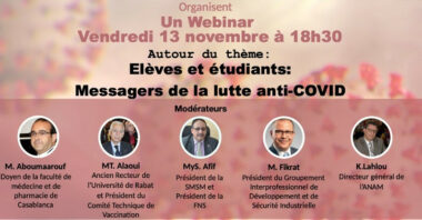 Covid: un webinaire sur la situation épidémiologique dans les écoles à Casablanca