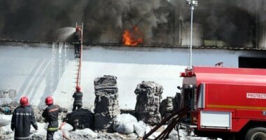A Casablanca, un incendie détruit une usine