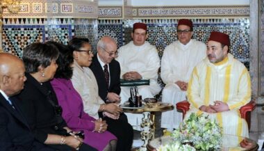 Le Roi reçoit la présidente du &ldquo;Congressional black caucus&rdquo;