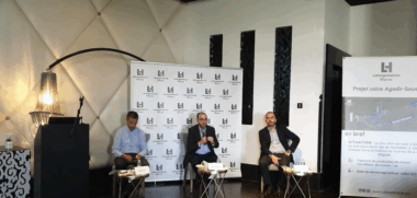 Point de presse à l'occasion de la visite de la nouvelle usine de LafargeHolcim à Agadir
