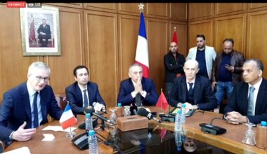Conférence à l'occasion de la visite au Maroc du ministre français de l'Economie Bruno Le Maire
