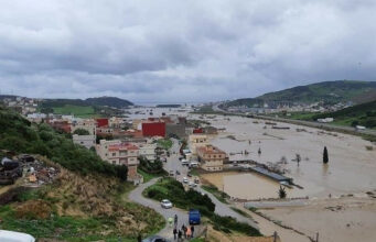 Inondations à Ksar Sghir, après des pluies torrentielles (images)