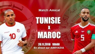 Match amical Tunisie-Maroc: mardi à 18h, en direct sur Al Aoula et Arryadia