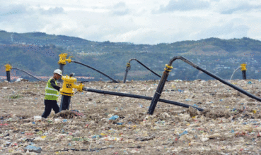 Sur une décharge des Philippines, le méthane transformé en électricité