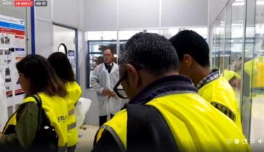 Visite du site Stelia Aerospace d'Airbus à Casablanca (2)
