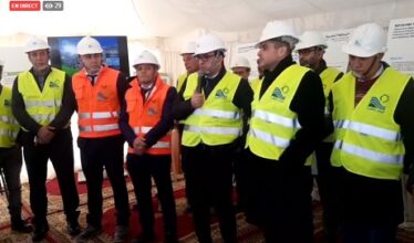 Visite de la galerie de stockage des eaux pluviales à Hay Sadri