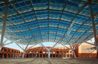 UM6P : En vidéo, la construction de la nouvelle Faculté de gouvernance et sciences économiques et sociales de Rabat