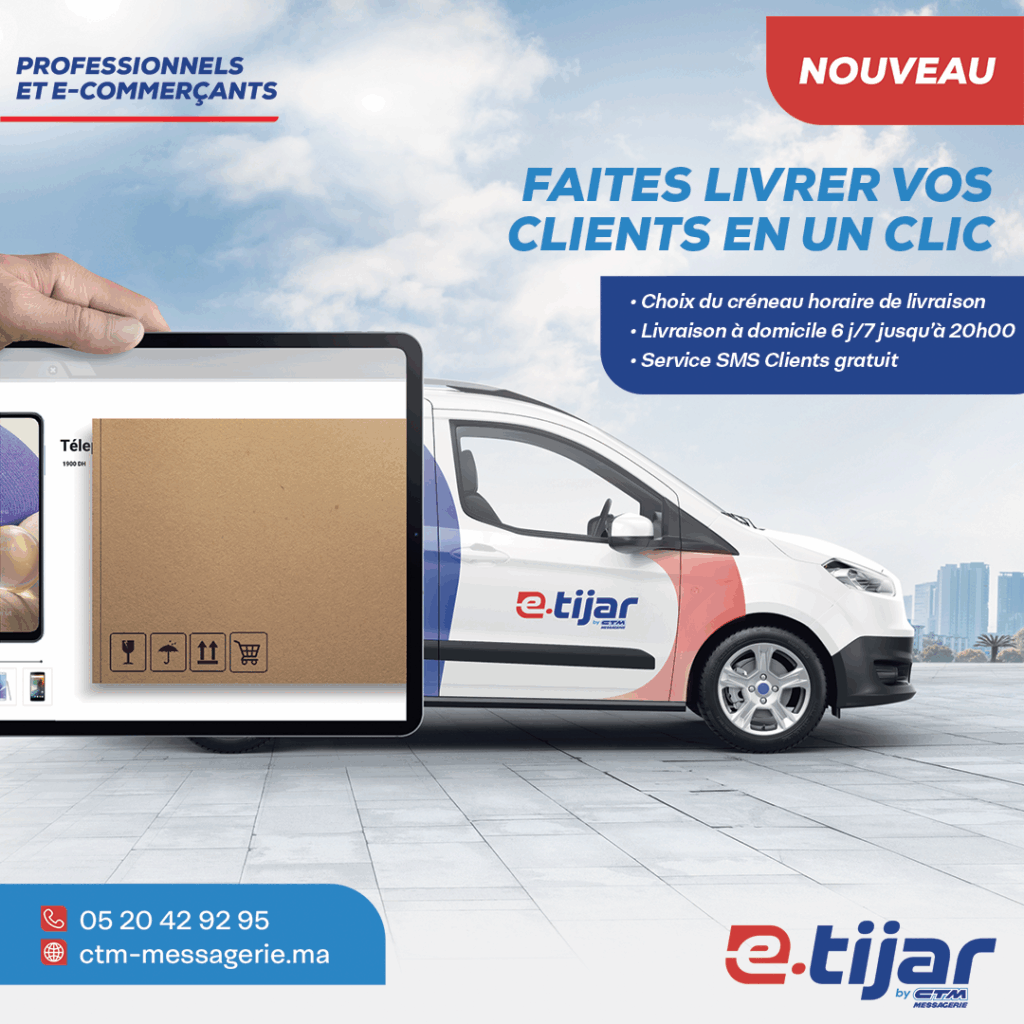 CTM Messagerie lance e-tijar, un service de livraison à domicile destiné aux e-commerçants