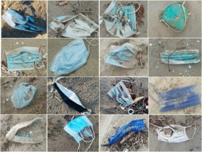 Les masques, nouvelle source de pollution plastique sur les plages au Maroc