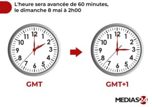 Rappel. Retour à GMT+1 ce dimanche 8 mai