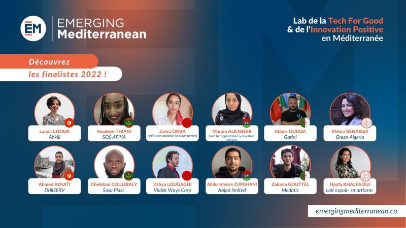 Le programme Emerging Mediterranean dévoile les 12 startups finalistes