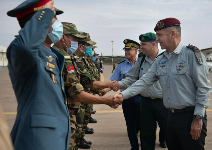 En images, la visite du chef d’état-major de l’armée israélienne au Maroc