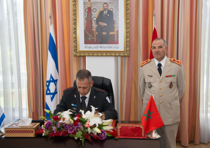 En images, la visite du chef d’état-major de l’armée israélienne au Maroc