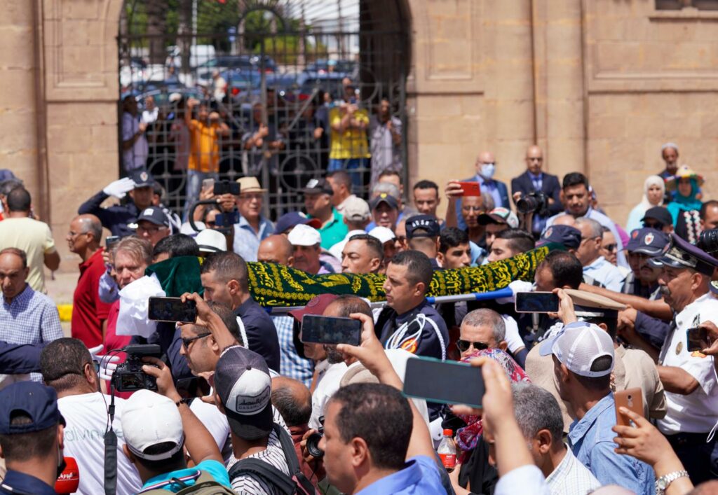 Obsèques à Casablanca d'Abdelhak El Khiame, ancien directeur du BCIJ