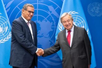 Akhannouch reçu par le secrétaire général de l’ONU