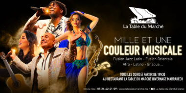 Marrakech : la Table du Marché propose différentes ambiances musicales en décembre