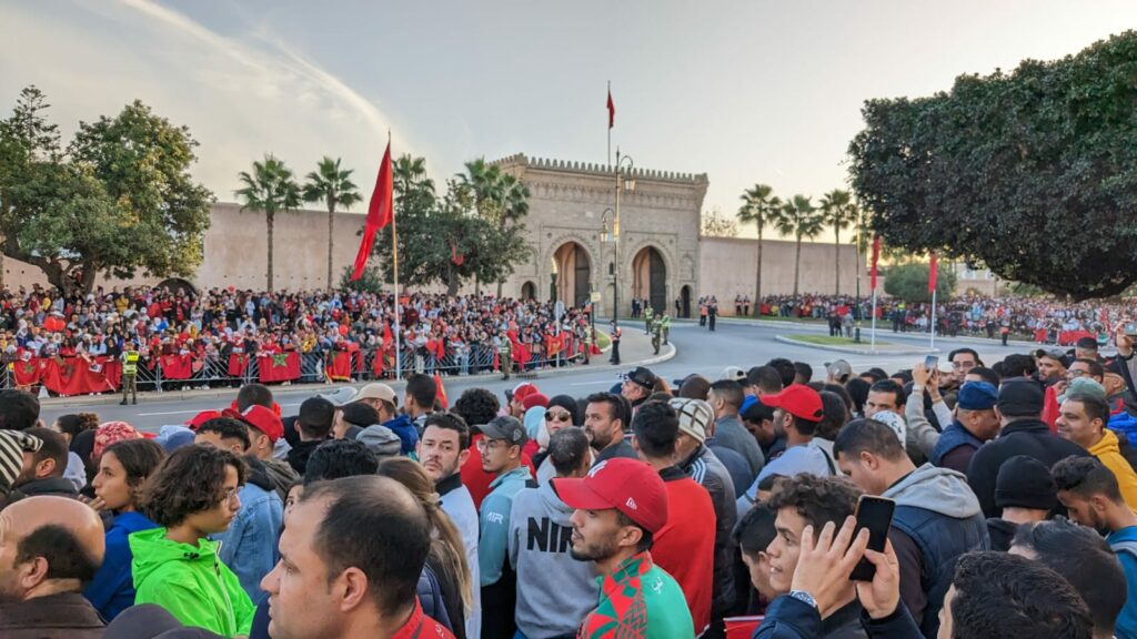 Emotions lors de la réception royale et des décorations pour les membres de l'équipe nationale
