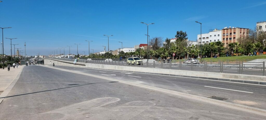 Ouverture à la circulation du nouveau pont de dénivellation du bd Mohammed VI à Casablanca