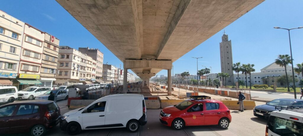 Ouverture à la circulation du nouveau pont de dénivellation du bd Mohammed VI à Casablanca