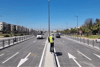 Ouverture à la circulation du nouveau pont de dénivellation du bd Mohammed VI à Casablanca
