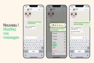 WhatsApp introduit la possibilité de modifier les messages