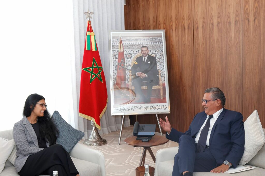 Akhannouch reçoit la présidente du groupe indien HCL Tech