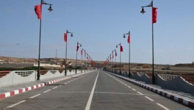 Mise en service à Laâyoune du grand pont sur l’oued Sakia Al Hamra