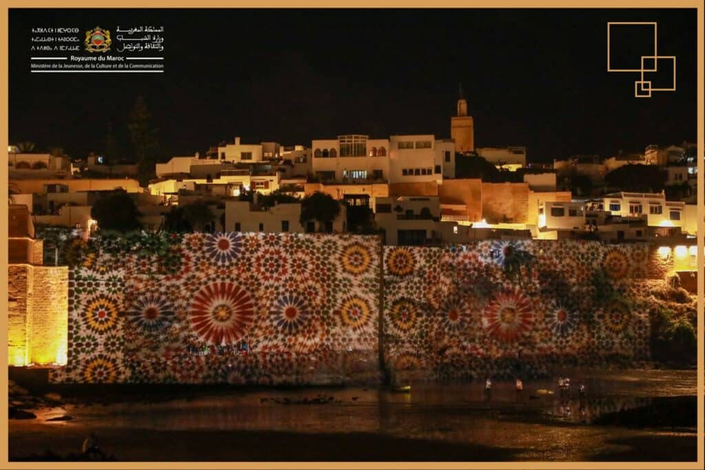 À Rabat, l’esplanade du Bouregreg illuminée par les shows &ldquo;Constellations&rdquo;