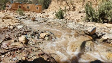 Près de Taroudant, le séisme d'Al Haouz a augmenté le débit des cours d'eau (vidéo)