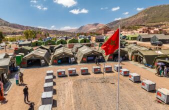 Séisme. Dans la province d'Al Haouz, le dispositif des Forces armées royales (en images)