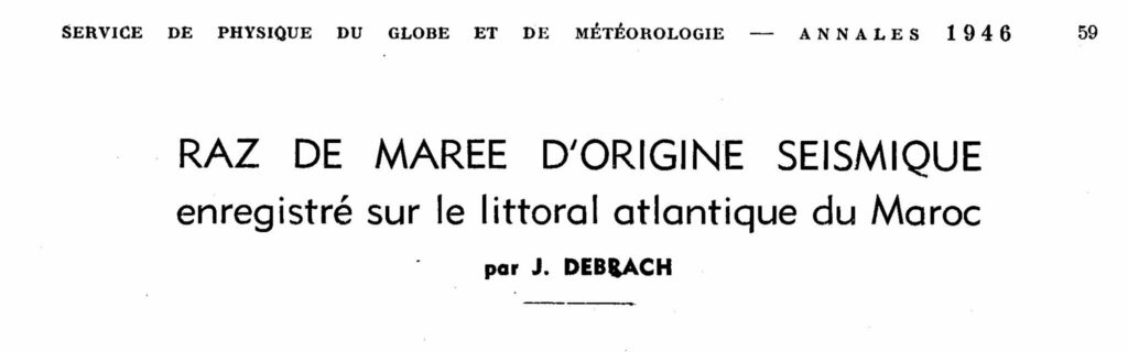 Le Pr Fida Medina : &ldquo;À Rabat, il y a encore des traces du passage du tsunami de 1755&rdquo;