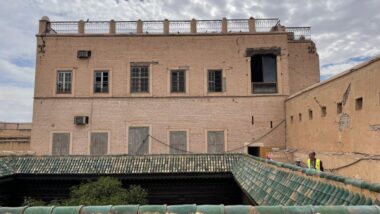 Premier état des lieux des tombeaux saadiens et du palais Bahia après le séisme (Amine Kabbaj)