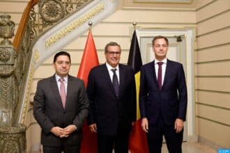 Aziz Akhannouch s’entretient à Bruxelles avec le Premier ministre belge et le président du Conseil européen