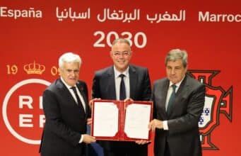 Le Maroc, le Portugal et l’Espagne signent l’accord de candidature pour l’organisation du Mondial 2030