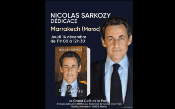 Nicolas Sarkozy à Marrakech pour présenter son dernier livre