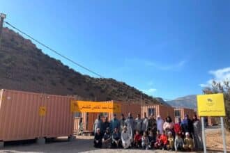 Séisme d'Al Haouz : 54 ménages du douar Degouj bénéficient d'une plateforme d’hébergement