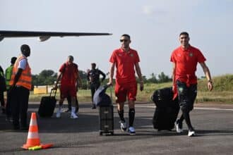 CAN 2023 : arrivée de l'équipe nationale marocaine en Côte d'Ivoire
