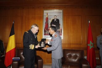 La coopération militaire au centre d'entretiens entre l'inspecteur général des FAR et le chef de la Défense belge