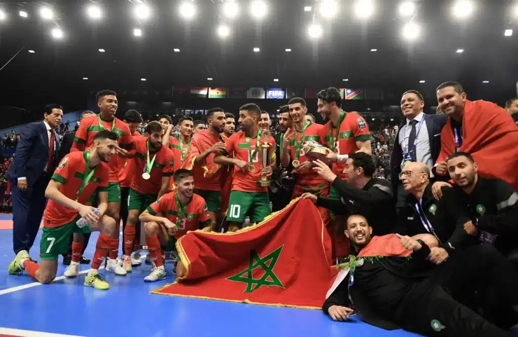 En images, la victoire marocaine à la CAN de Futsal 2024