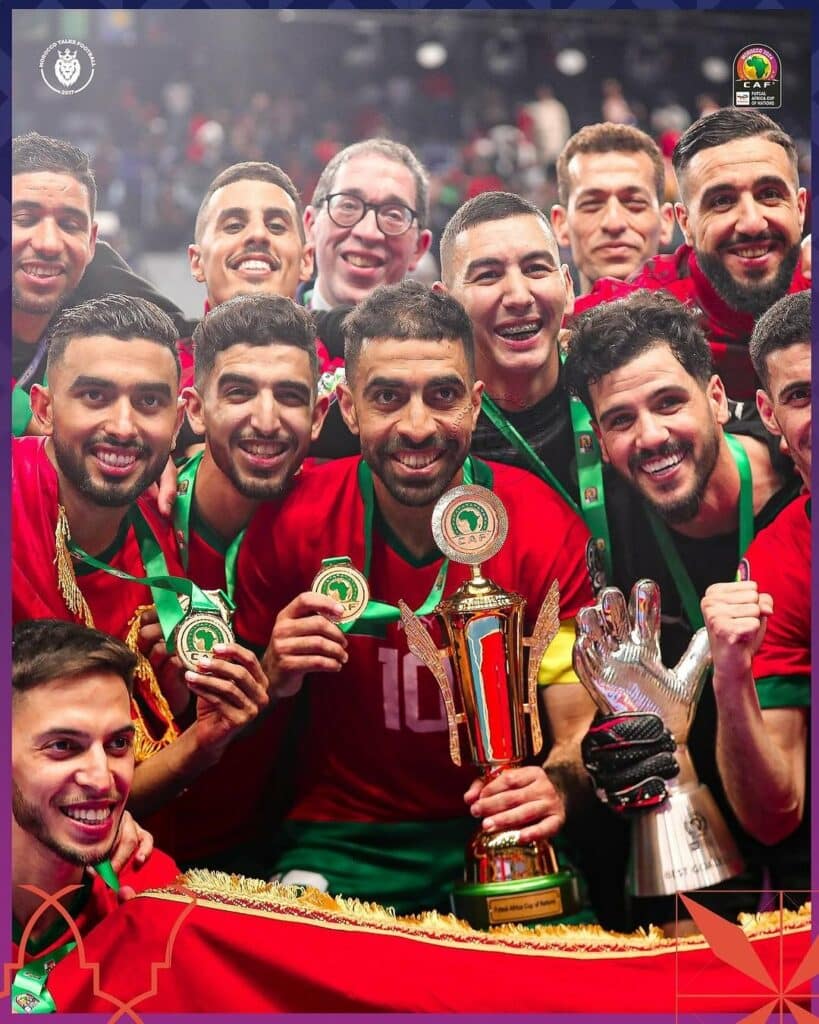 En images, la victoire marocaine à la CAN de Futsal 2024