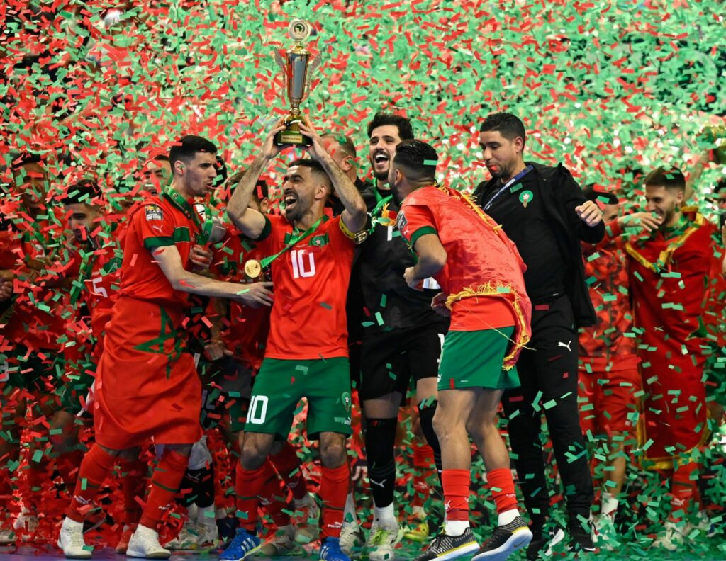 En images, la victoire marocaine à la CAN de Futsal 2024