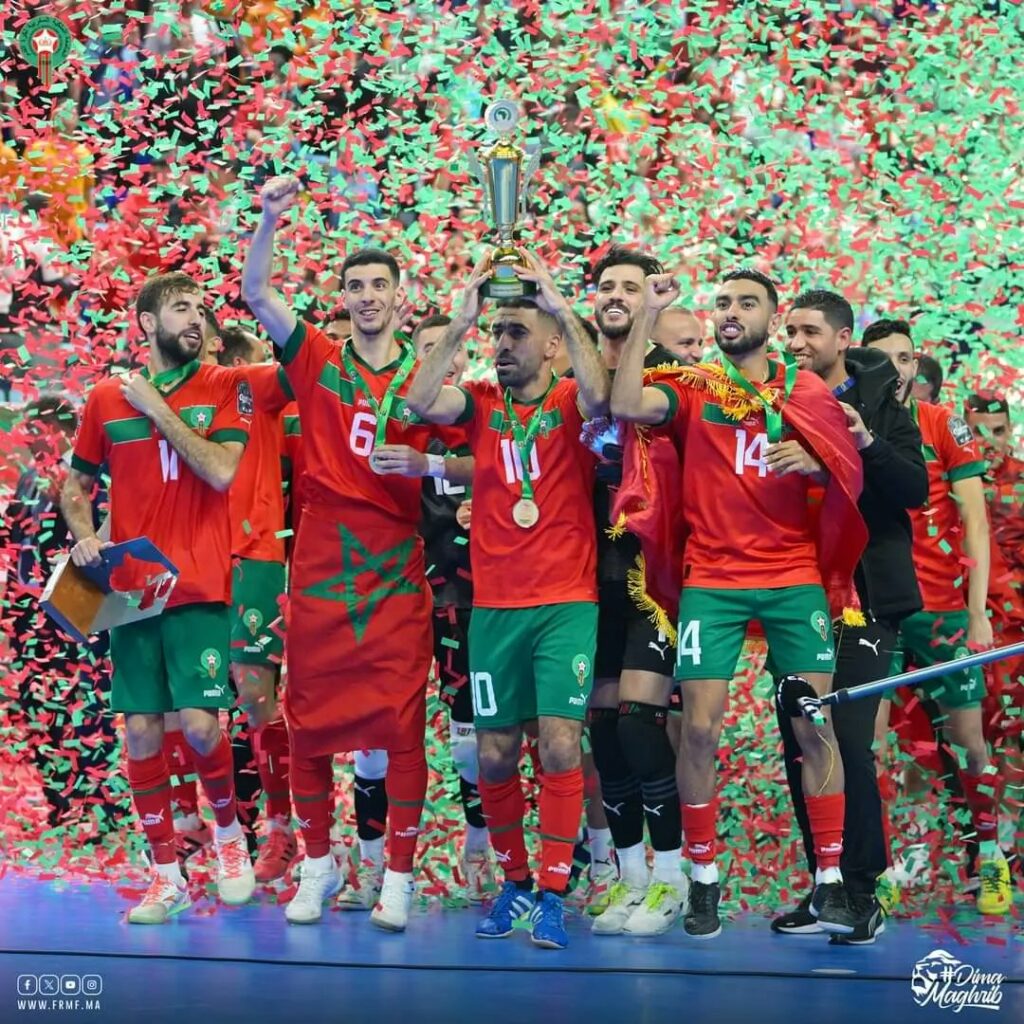 En images, la victoire marocaine à la CAN de Futsal 2024