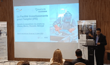 Séance d’information sur les mécanismes d’appui financiers et les modalités de participation aux appels à projets de la FfW-IFE et la GIZ &ldquo;Challenge Fund&rdquo;