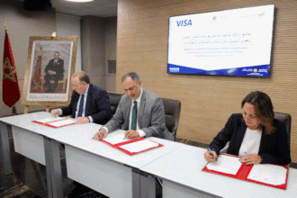Partenariat entre le ministère de l'Industrie, Visa et Al Barid Bank pour la digitalisation du commerce et de la distribution