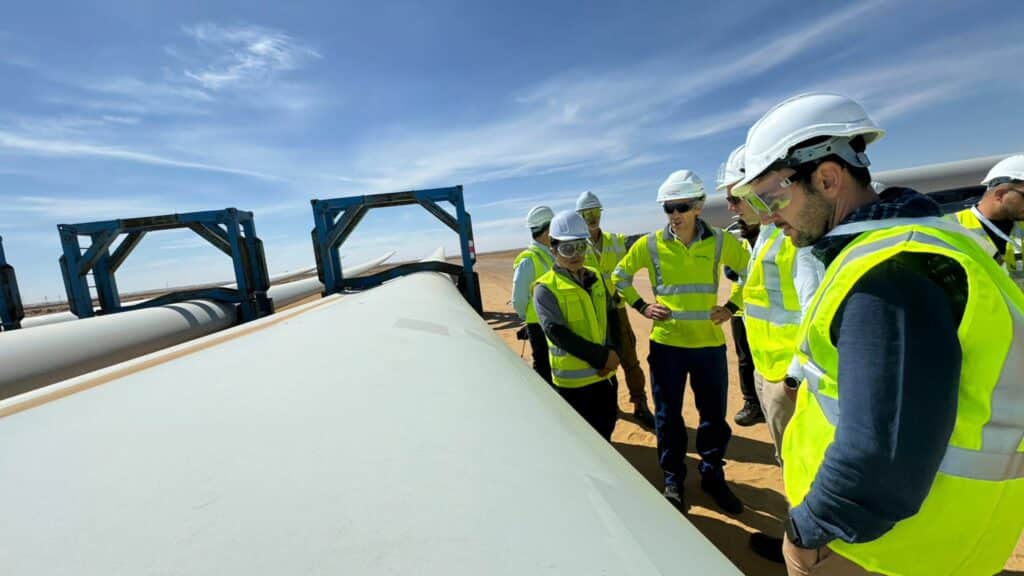 En images, les travaux de construction de la station de dessalement de Dakhla