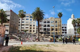 Les habitants de l'immeuble effondré à Casblanca recoivent une première aide financière