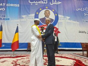 Rachid Talbi El Alami représente le Roi Mohammed VI à l'investiture du président du Tchad