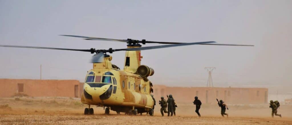 A African Lion, nouvelle démonstration de Chinooks marocains à Tifnit (images)