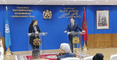 Nasser Bourita reçoit la représentante spéciale adjointe à la Mission d'appui des Nations Unies en Libye