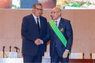 Akhannouch reçu par le président mauritanien à Nouakchott